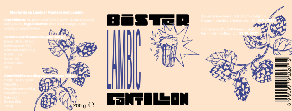 Packaging BISTER x CANTILLON