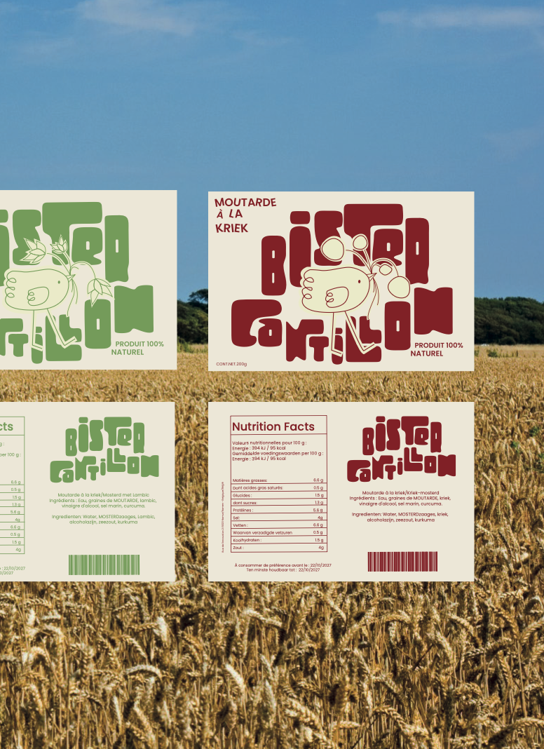 Packaging BISTER x CANTILLON