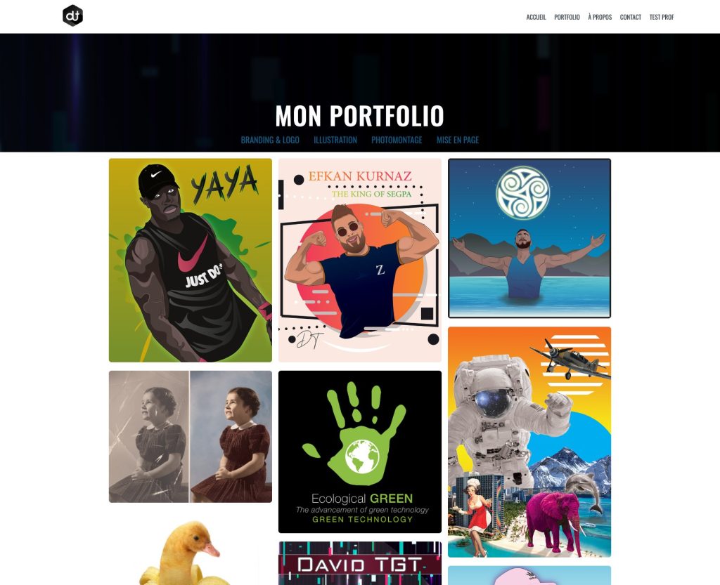 Portfolio — Étudiant 38